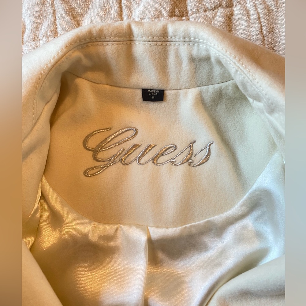 Guess double breasted zip detail short pea coat - Picture 5 of 7
